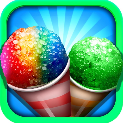 Awesome Snow Cone Frozen Ice Food Dessert Maker Icon