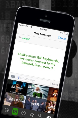 SafeGIF Secure GIF Keyboard with Animated & Reaction GIFs screenshot 2