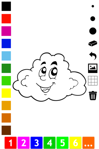 A Weather Coloring Book for Children: Learn to color the world screenshot 2