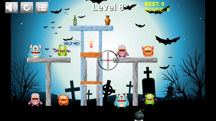 Monster Tower - Shoot & Crash