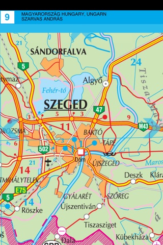 Венгрия. Автодорожная карта. screenshot 4