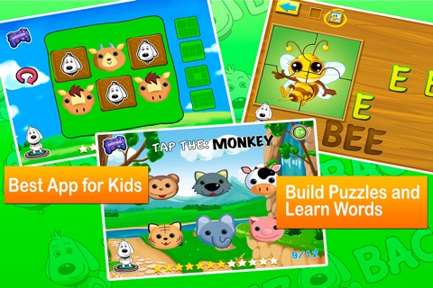 Old MacDonald Had a Farm by Bacciz, a kids and toddler app for children who love animals, music apps, and to play fun, educational games screenshot 4