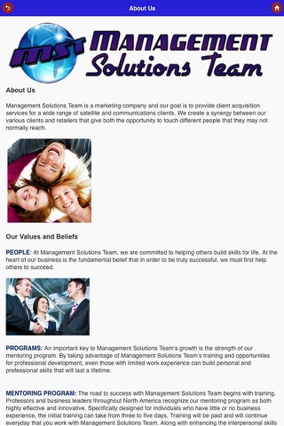 Management Solutions Team screenshot 3
