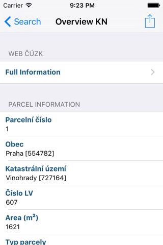 iPozemky screenshot 3