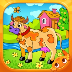 Activities of Farm Animals - Living Coloring