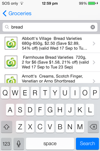 MyGroceries screenshot 3