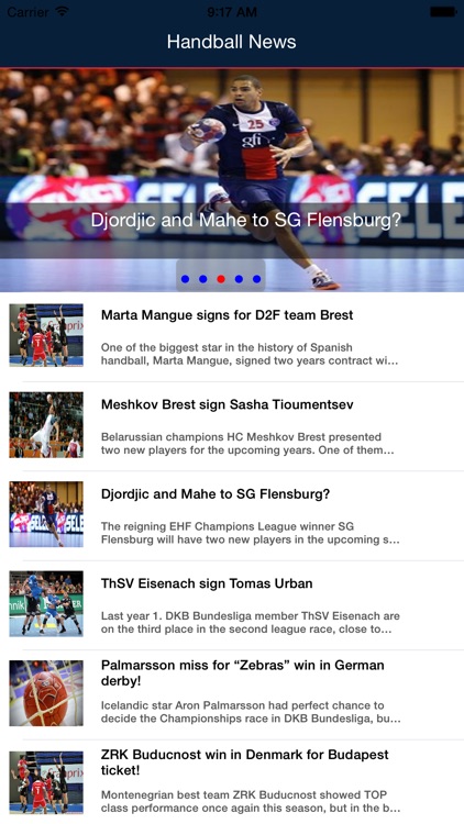 Handball News - Live Handball sport, scores, informations and schedules