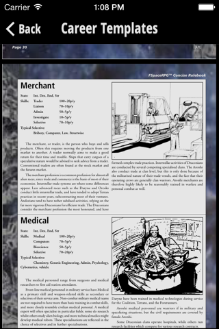 FSpace Roleplaying Concise Rulebook screenshot 4