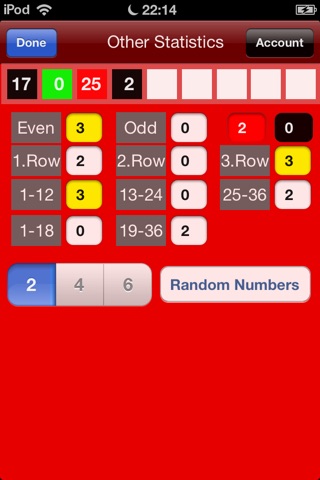 Roulette Tracker/Helper for European or American screenshot 2