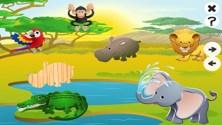 Animated Animal Puzzle For Babies and Small Children!