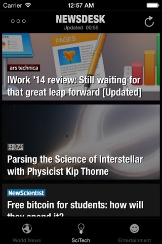 Newsdesk screenshot 2