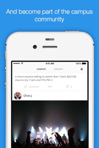 OOHLALA - Campus App with Events Calendar, Class Schedule and Friends' Timetable screenshot 4