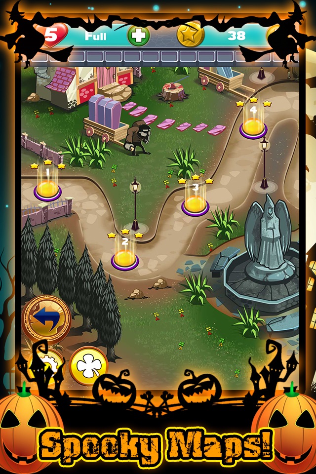 Halloween Match 3 Spooky Holiday Game FREE screenshot 2