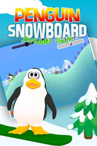 Penguin Snowboard Shredder Dash: Downhill Mountain Racing Pro screenshot 2