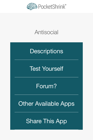 Antisocial Personality D. Test screenshot 2