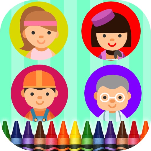 Coloring Book Jobs icon