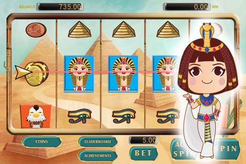 Little King Pharaoh Slots - Free Casino Slot Machine Games 777 Fun (Win Big Jackpot & Daily Bonus Rewards) screenshot 2