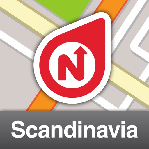 NLife Scandinavia Premium - Offline GPS Navigation, Traffic & Maps icon