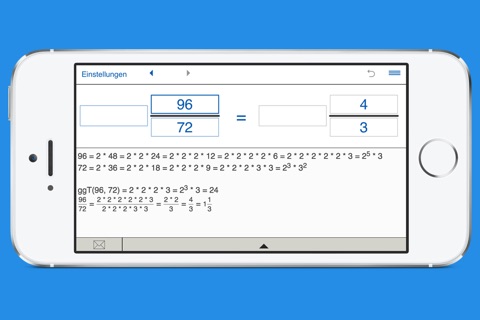 Simplify fractions - reducing fraction calculator screenshot 3