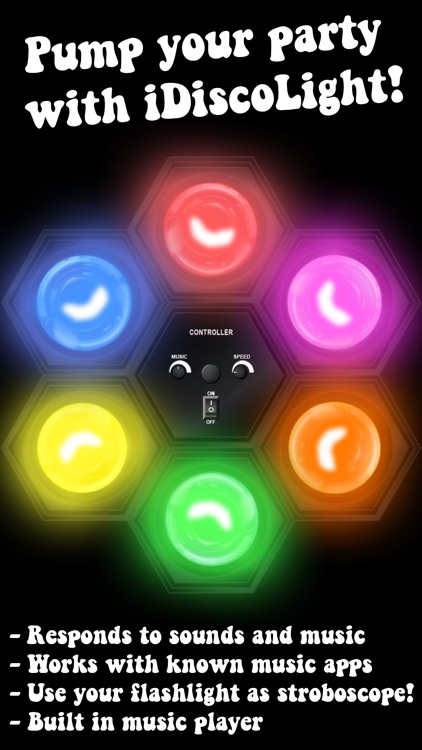 iDiscoLight - Free retro music party light and stroboscope