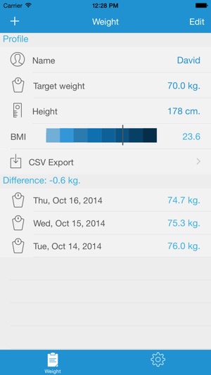 体重记录器 - 控制你的体重和BMI！(圖1)-速報App