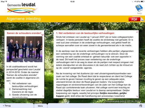 Begrotingsapp Gemeente Leudal 2015 screenshot 2