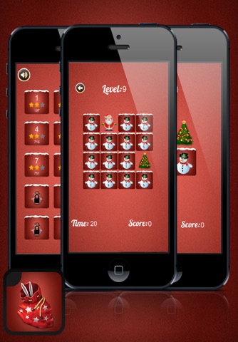 Christmas free memory game. Get in the holiday spirit with a fun matching game for children and adults screenshot 2