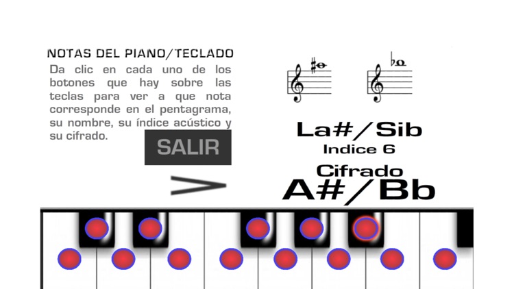 Notas del Piano y Teclados