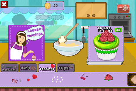 Cupcake Baker screenshot 2