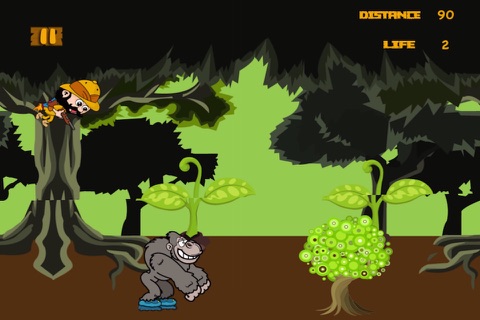 Run Fast Gorilla Run - Rollerblades Rider Dash Adventure screenshot 3