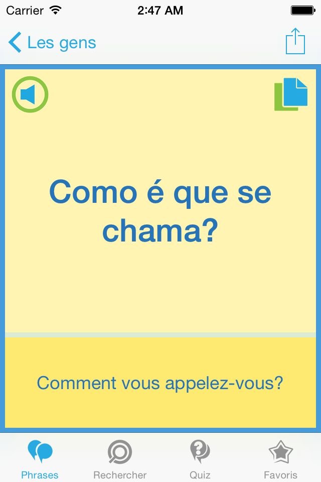 Portuguese Phrasebook - Travel in Portugal with ease screenshot 3