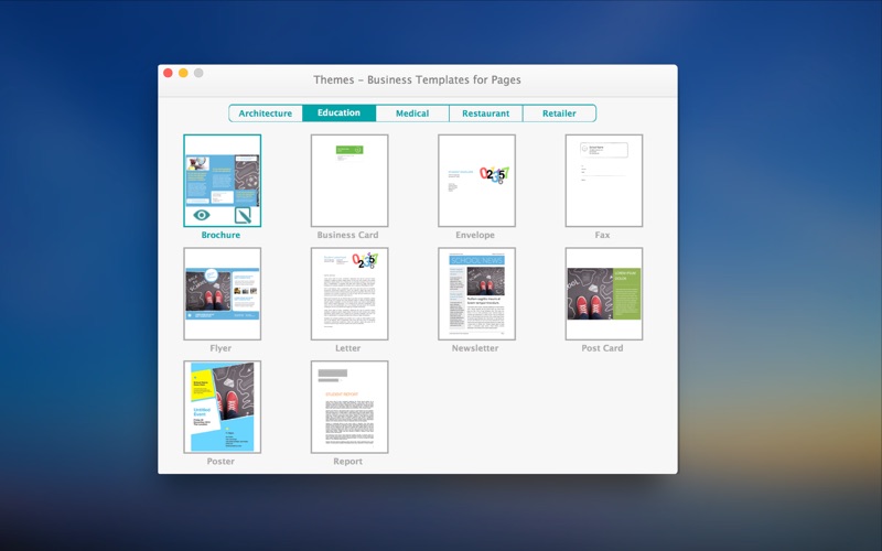 Themes - Business Templates for Pages thumbnail 2