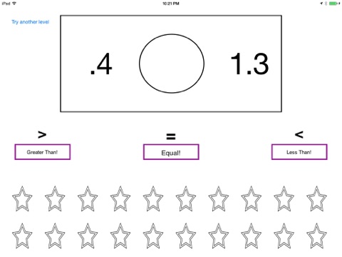 Comparing Decimals ~ Greater Than, Less Than, or Equal? screenshot 3