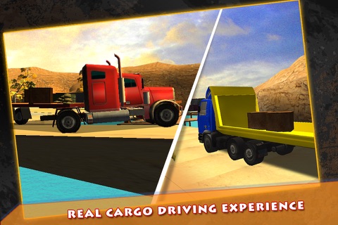 Truck Transporter Driving 3D - Real Cargo Driving & Parking Simulation at Construction Over Mountain screenshot 2