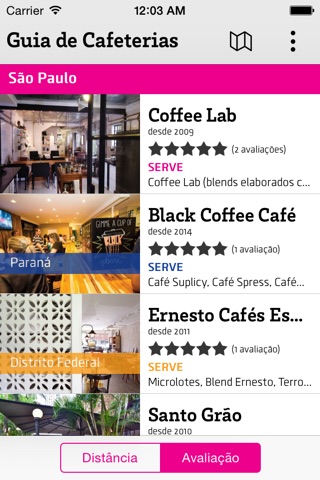 Guia de Cafeterias do Brasil screenshot 2
