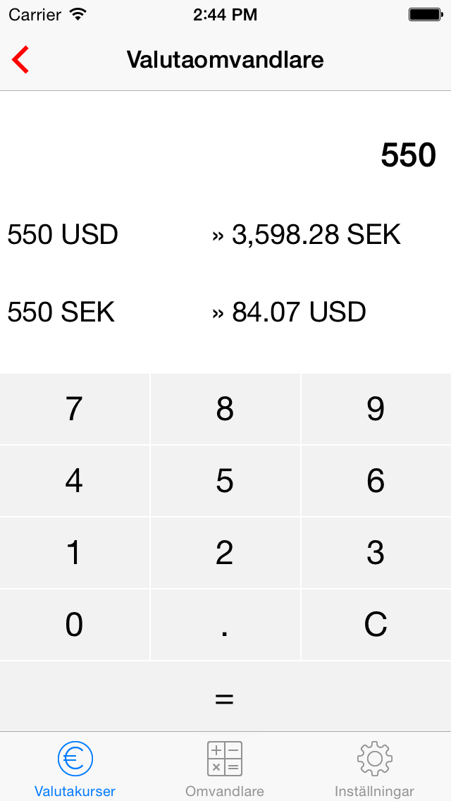 Exchange rates SEKのおすすめ画像3