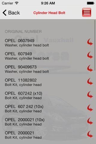 Запчасти Opel Corsa screenshot 4