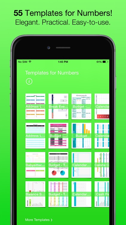 Templates for Numbers (for iPad, iPhone, iPod touch)