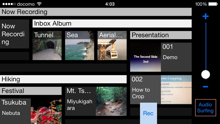 μ Rec - multimedia recorder and player (synchronize photo, video, audio, text, and location) with export & share function