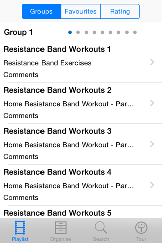 Resistance Band Workouts screenshot 2