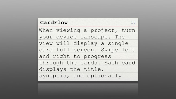 Index Card for iPhone