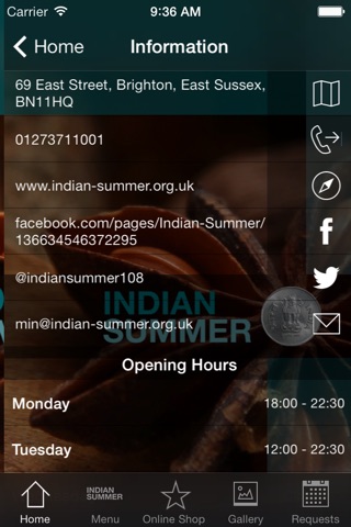 Indian Summer Brighton screenshot 3