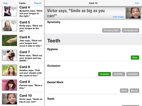 Oral-Peripheral Examination screenshot 4