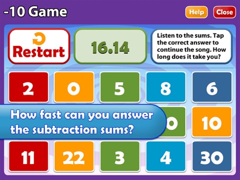 Maths Songs: Subtraction HD screenshot 4