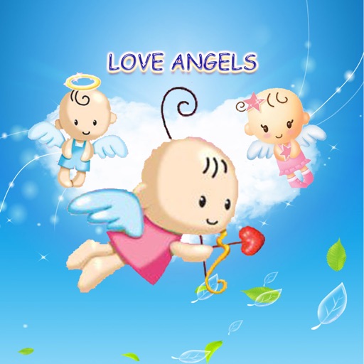 Flying love angels Icon