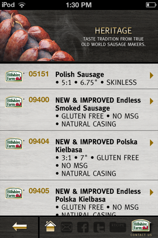Hillshire Farm® American & Ethnic Sausage Menu Guide screenshot 4