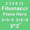 Piano Hero Fibonacci 3X3 - Sliding Number Block And Playing The Piano