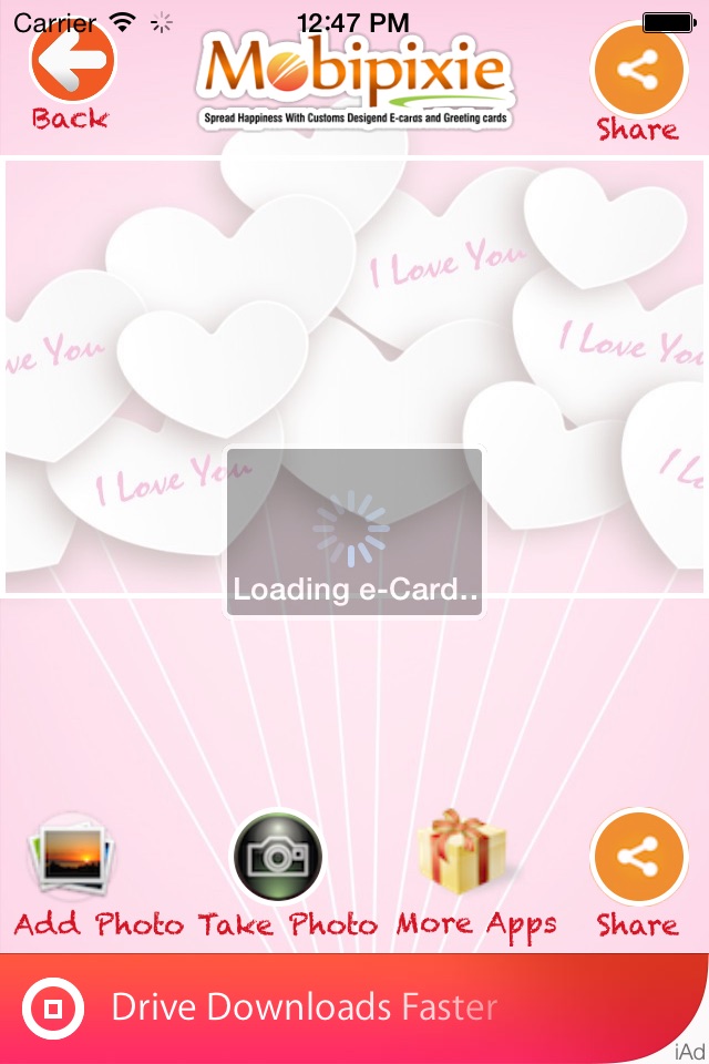 Free I Love You eCards screenshot 4