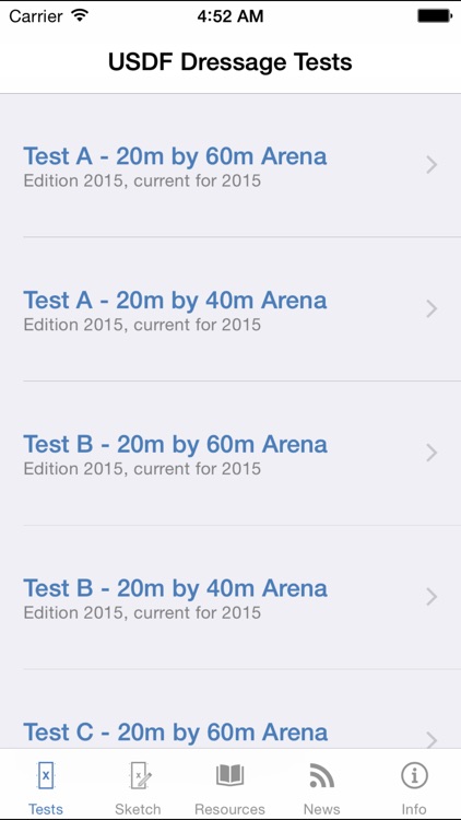 USDF EquiTests 1 - Introductory Tests, Freestyle Tests and Judges Resources screenshot-3