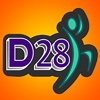 D28 For Life: Daily Workout Trainer and Exercise Tracker, Fitness Journal & Log to Lose Weight